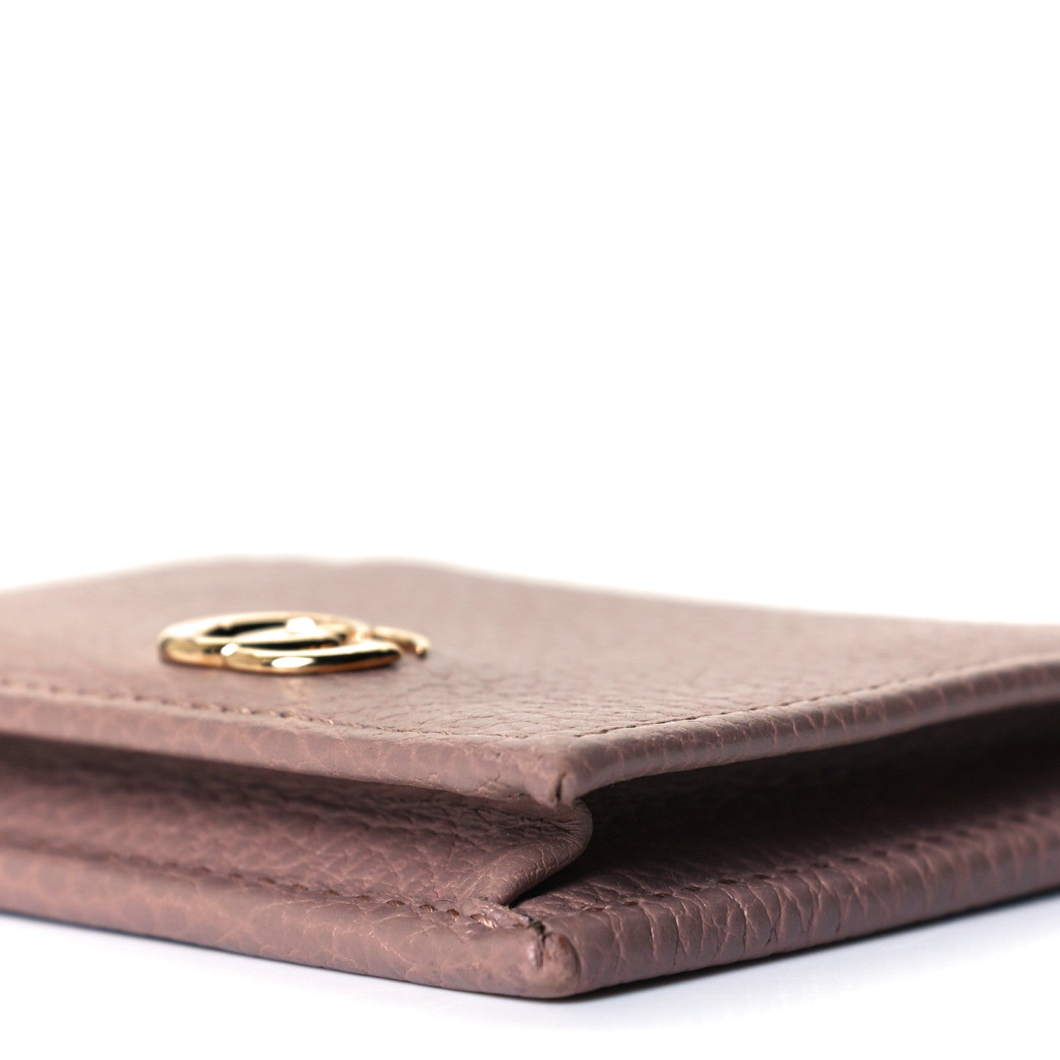 Gucci Dollar Calfskin GG Marmont Coin Case Card Holder Porcelain Rose 7 of 10