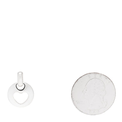 Tiffany Sterling Silver Stencil Heart Pendant 2 of 3