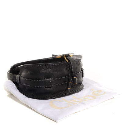 Chloe Calfskin Mini Marcie Round Crossbody Bag Black 4 of 8