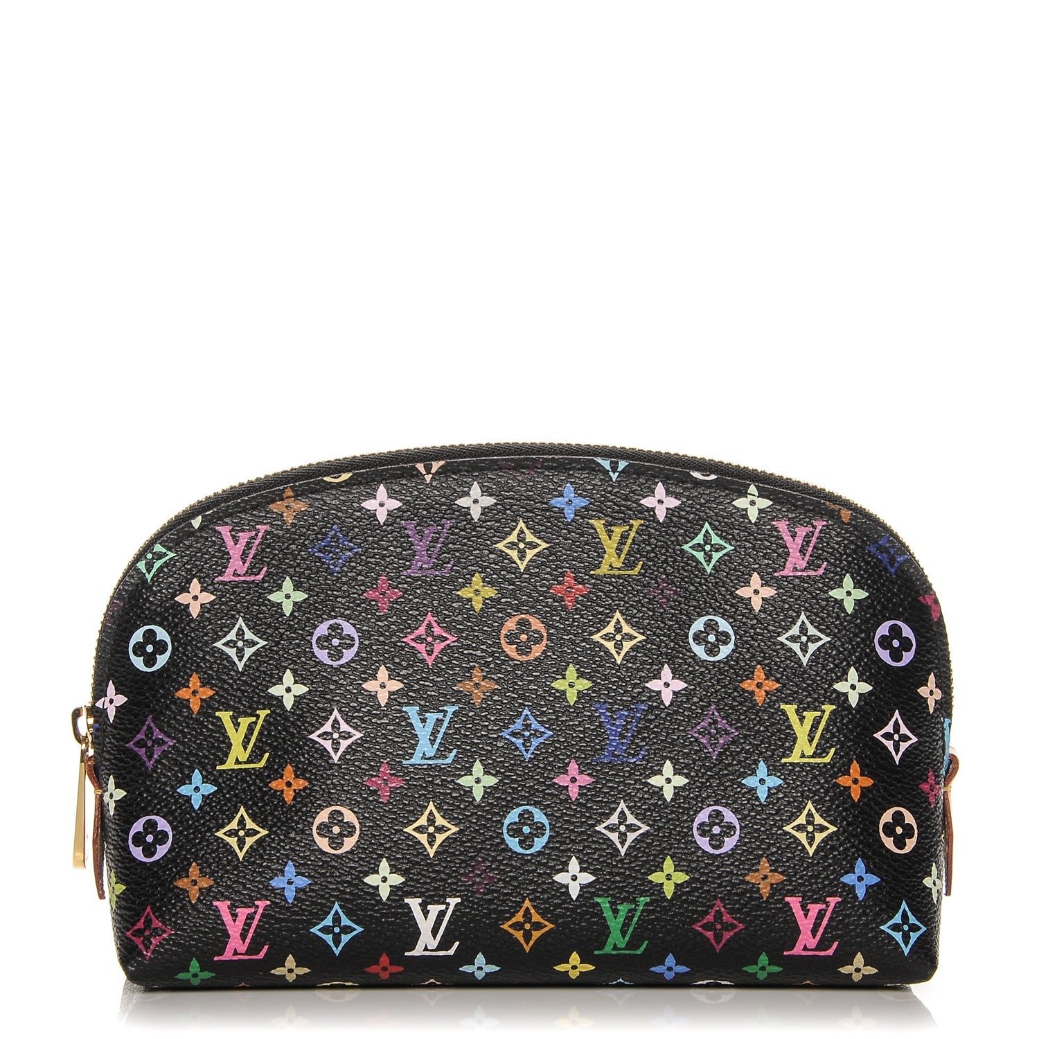 Louis Vuitton Monogram Multicolor Cosmetic Pouch Black Grenade 1 of 6