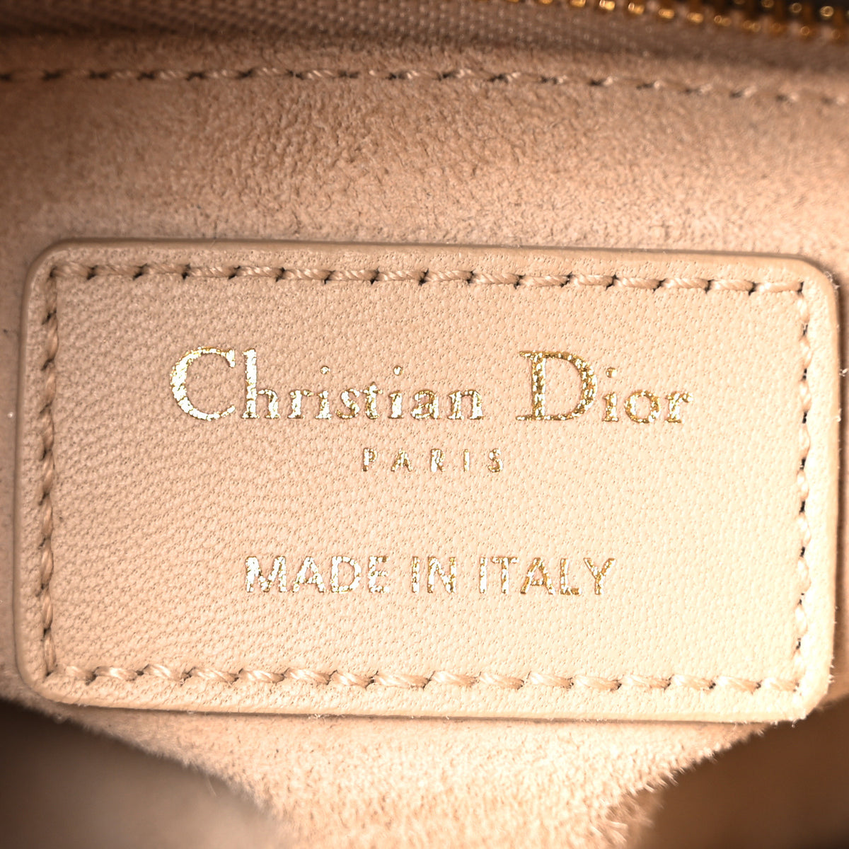 Christian Dior Lambskin Cannage Small My ABCDior Lady Dior Beige 6 of 11