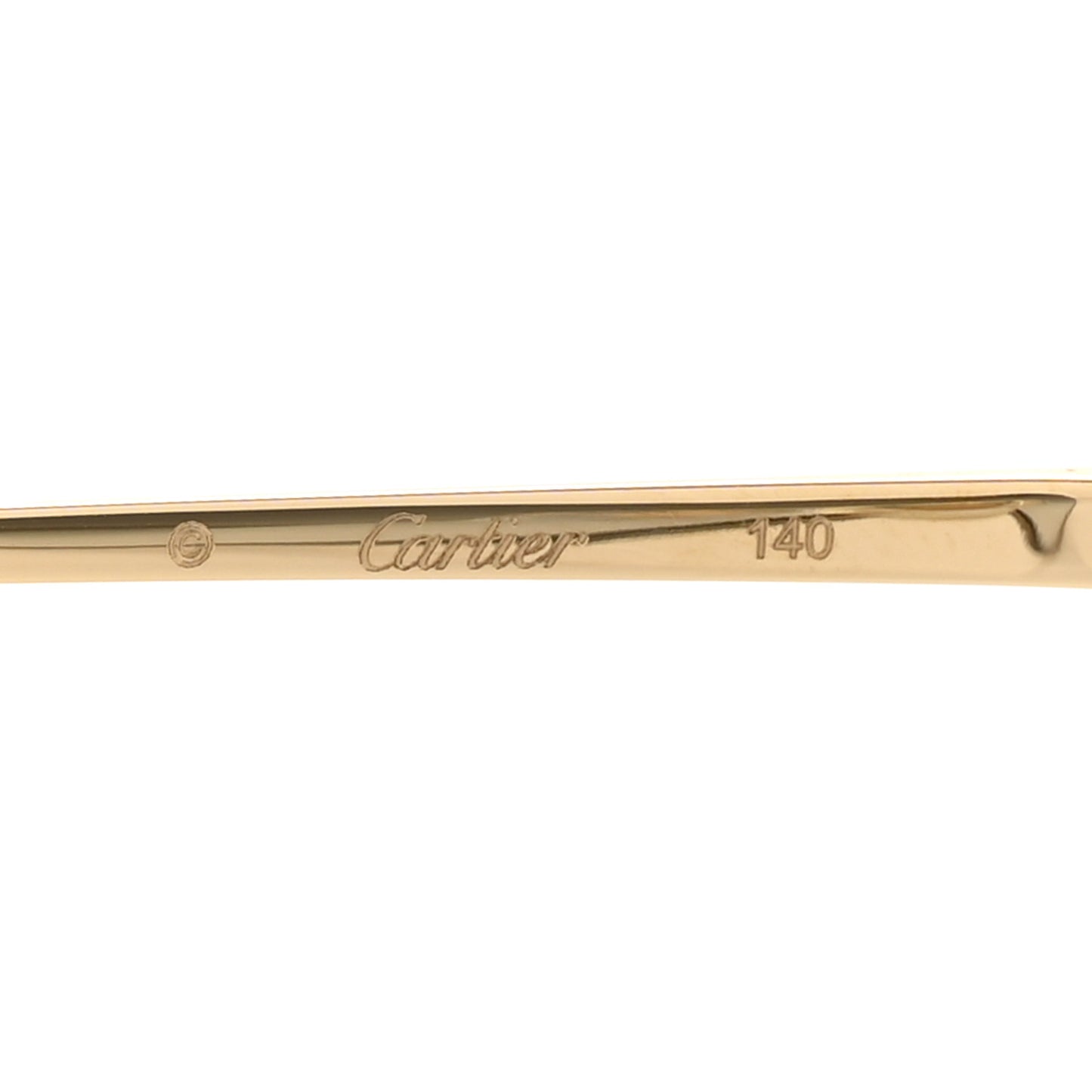 Panthere De Cartier Round Sunglasses CT0149S Gold