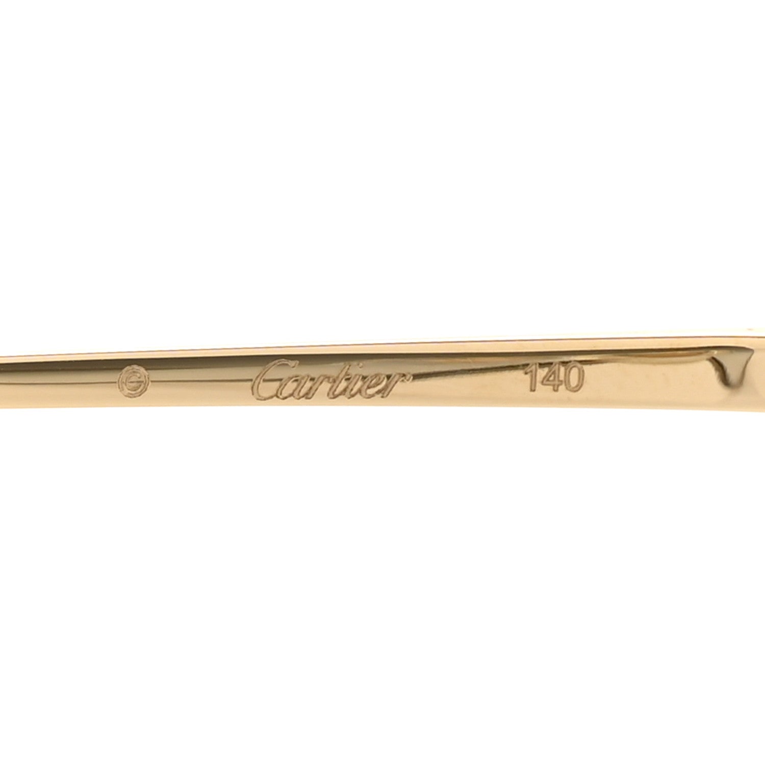 Cartier Panthere De Cartier Round Sunglasses CT0149S Gold 6 of 8