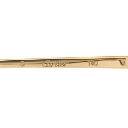 Cartier Panthere De Cartier Round Sunglasses CT0149S Gold 6 of 8