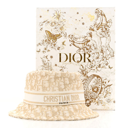 Christian Dior Oblique Bucket Hat 56 Beige 9 of 9