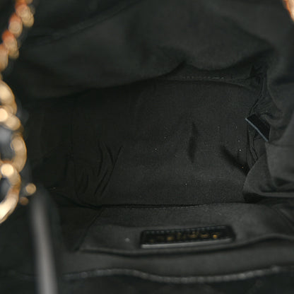 Chanel Caviar Quilted Rolled Up Bucket Drawstring Bag Black 5 of 11