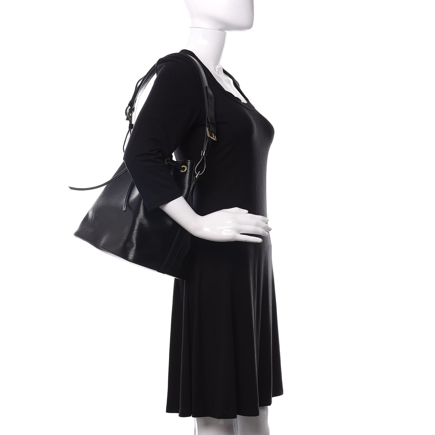 Louis Vuitton Epi Petit Noe Black 2 of 12