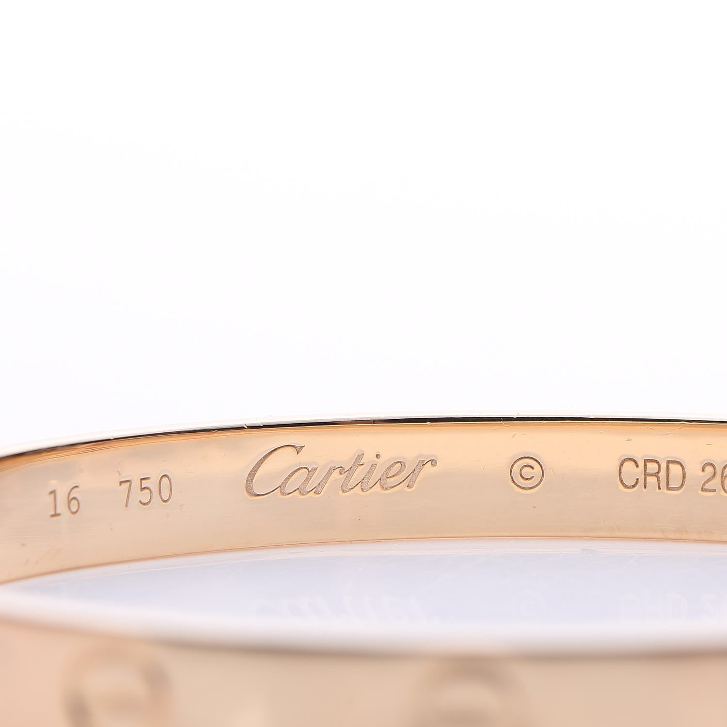 Cartier 18K Yellow Gold LOVE Bracelet 16 6 of 10