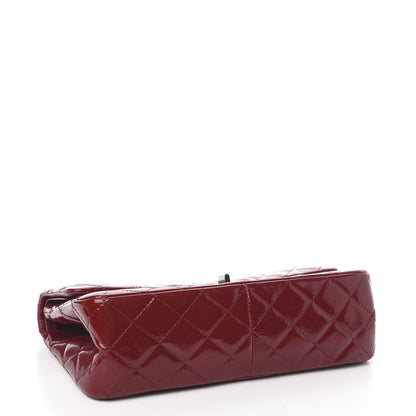 Chanel Distressed Patent Quilted 2.55 Reissue 227 Flap Red 4 of 12
