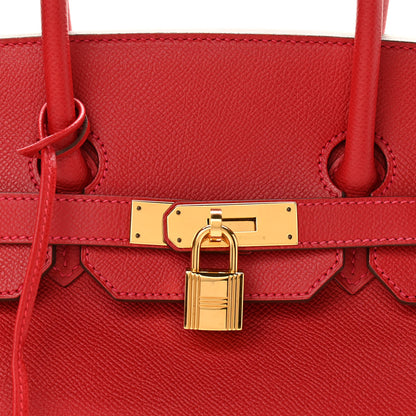 Hermes Epsom Birkin 35 Rouge Casaque 8 of 10