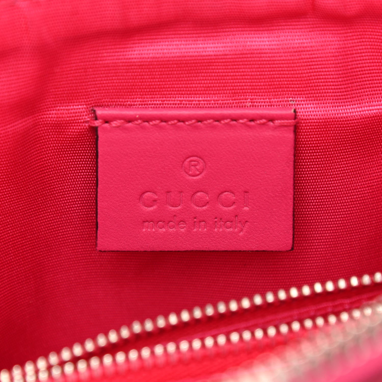 Gucci X SEGA Calfskin GUCCY Stars Mini Dome Shoulder Bag Violet Fuxia Gold 6 of 13