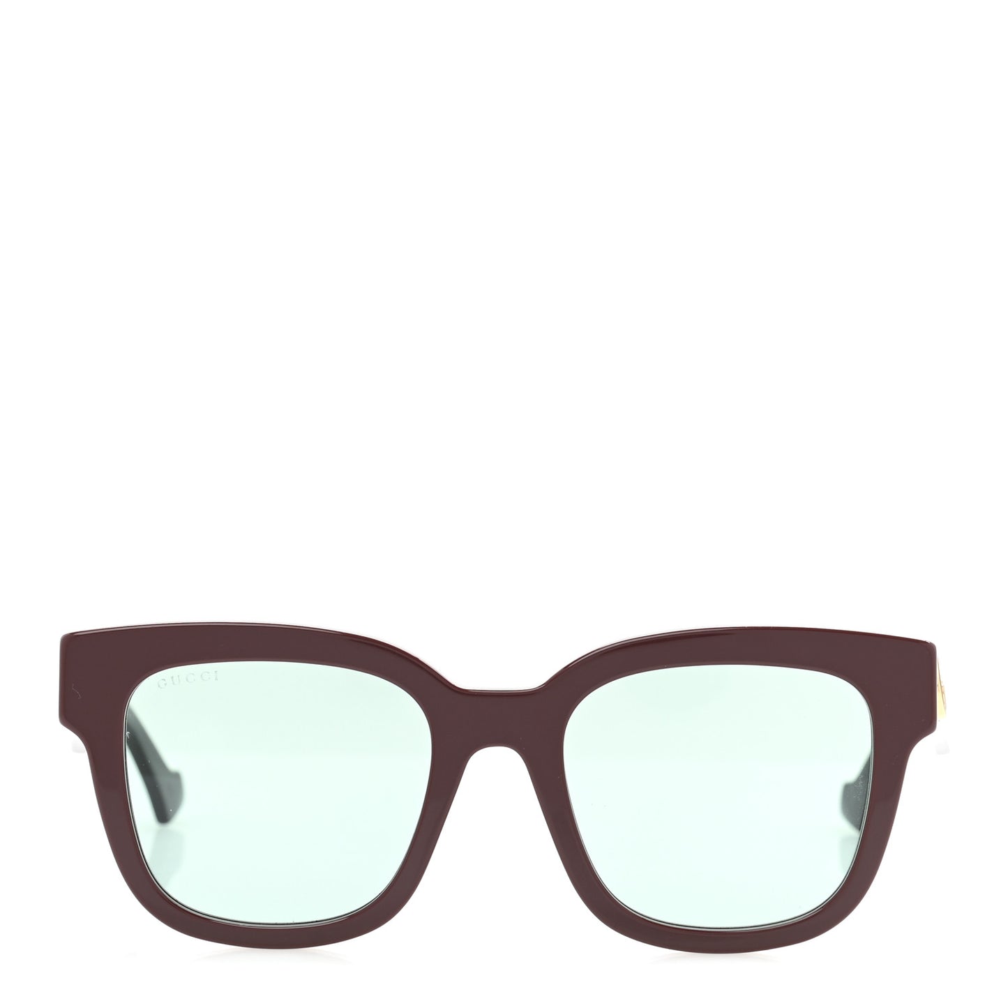 Rectangle 52mm Frame Sunglasses GG0998S Burgundy