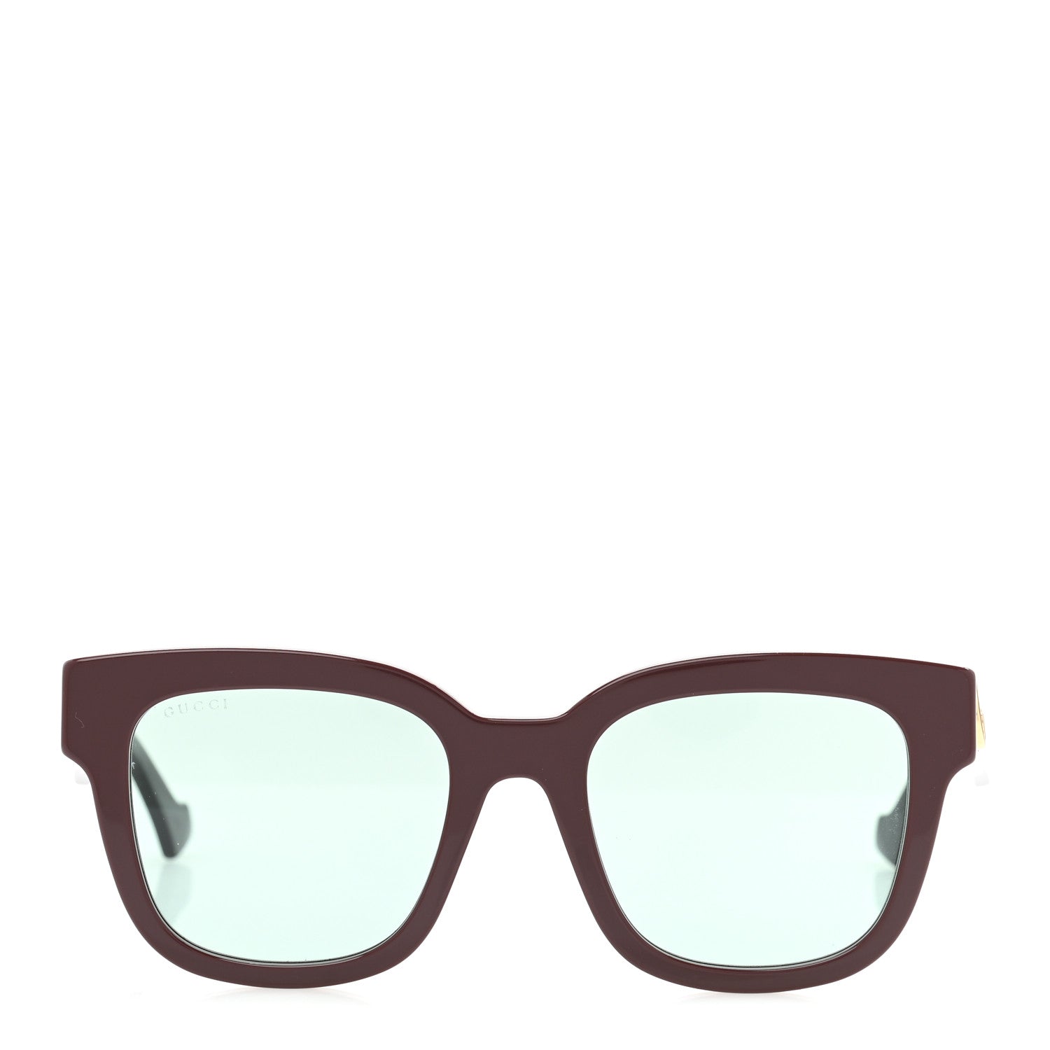 Gucci Rectangle 52mm Frame Sunglasses GG0998S Burgundy 2 of 9