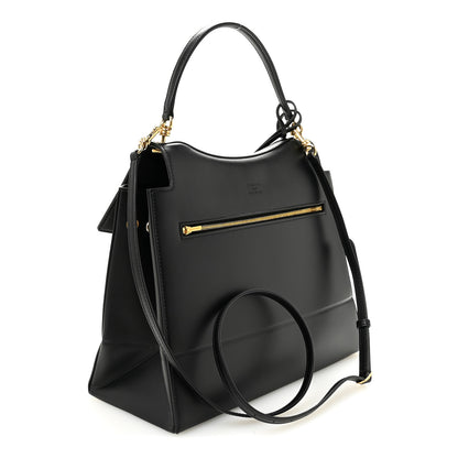 Balenciaga Natural Smooth Calfskin Medium Nano Top Handle Handbag Black 3 of 9
