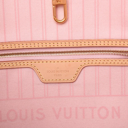 Louis Vuitton Damier Azur Neo Neverfull MM Rose Ballerine 6 of 20