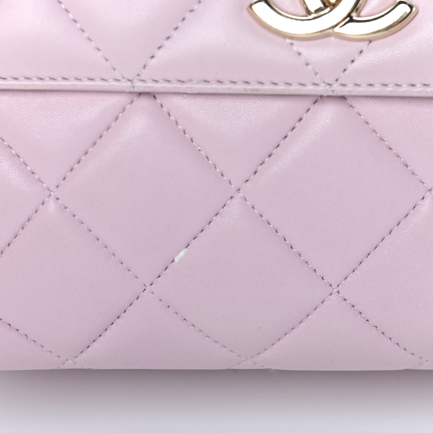 Chanel Lambskin Quilted Small Trendy CC Flap Dual Handle Bag Light Pink 9 of 10