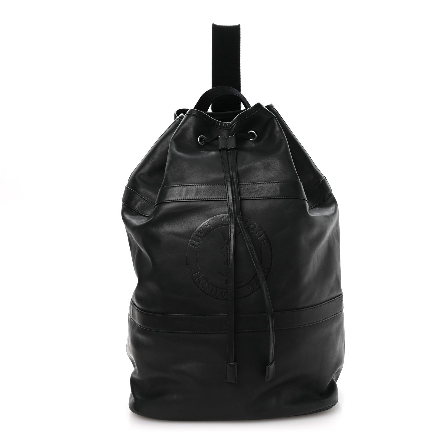 Saint Laurent Calfskin Rive Gauche Sling Bag Black 1 of 11