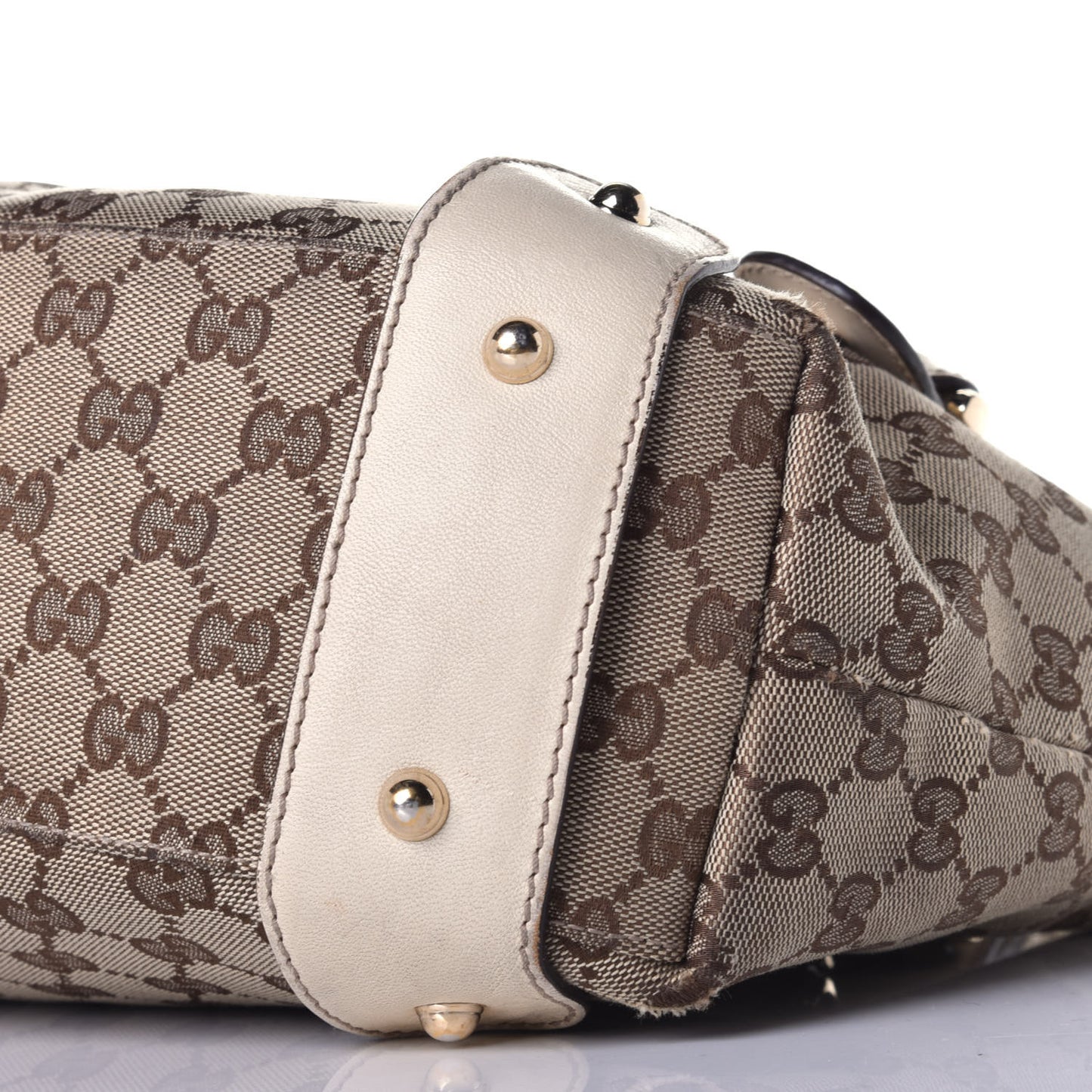 Monogram Small Pelham Shoulder Bag Off White