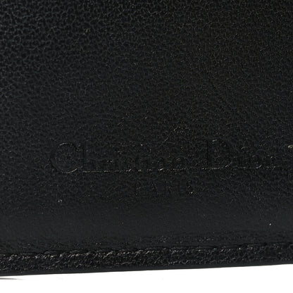 Christian Dior Lambskin Cannage Mini Lady Dior Wallet Black 6 of 7