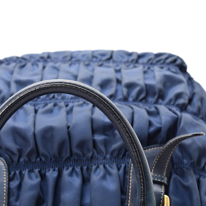 Prada Tessuto Nylon Gaufre Tote Bleuette 12 of 16