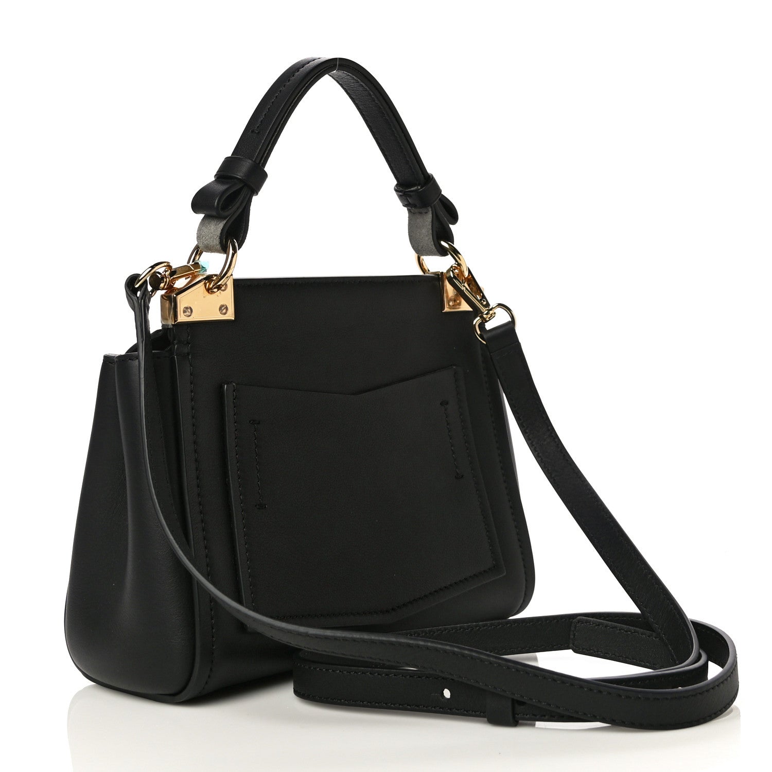 Givenchy Calfskin Mini Mystic Shoulder Bag Black 3 of 11