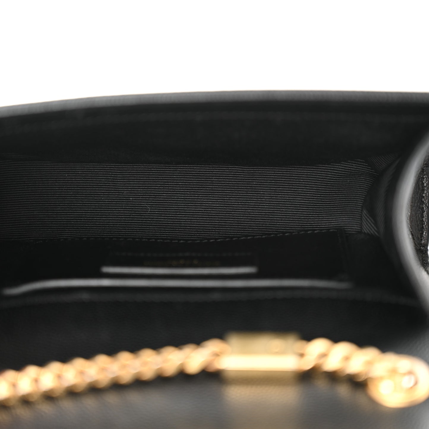 Grain De Poudre Small Monogram Kate Satchel Black