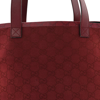 Gucci GG Supreme Monogram Medium Totissima Shopping Tote Rosso Ancora 8 of 11