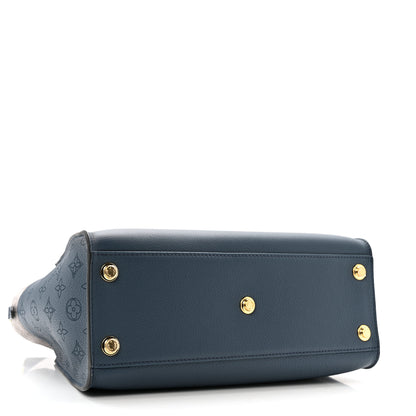 Louis Vuitton Calfskin Karung Monogram On My Side MM 4 of 10
