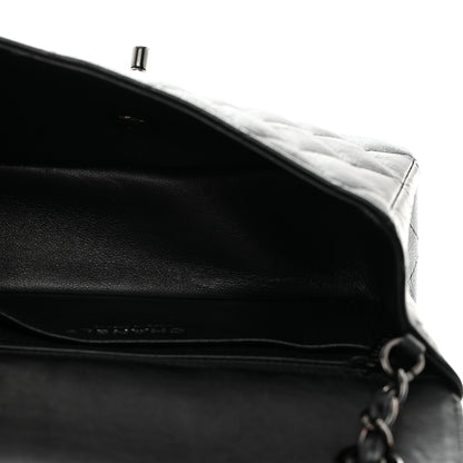 Chanel Crumpled Calfskin Quilted Mini Rectangular Flap So Black 5 of 10