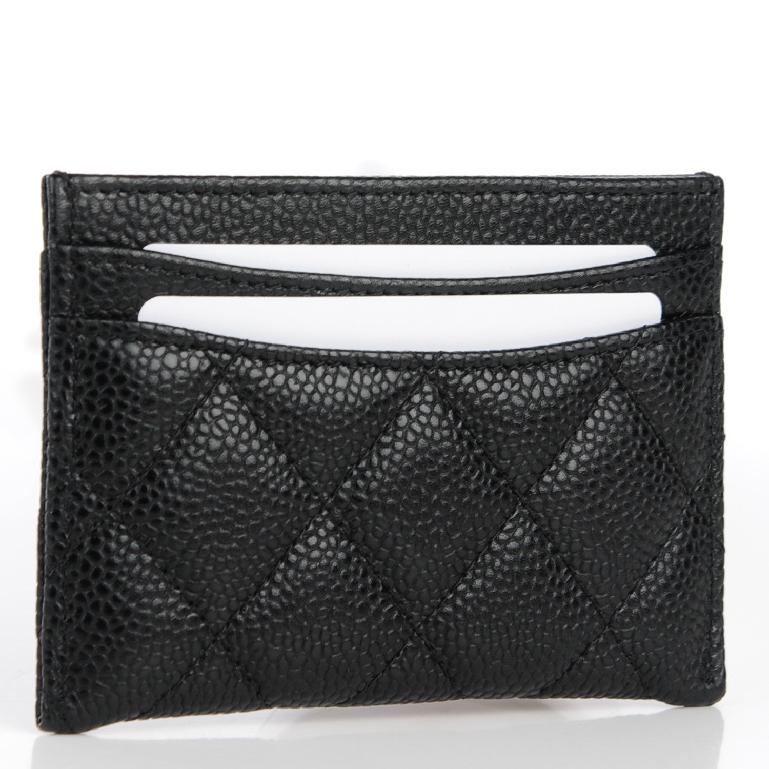 Chanel Caviar Quilted Card Holder Black 3 of 8