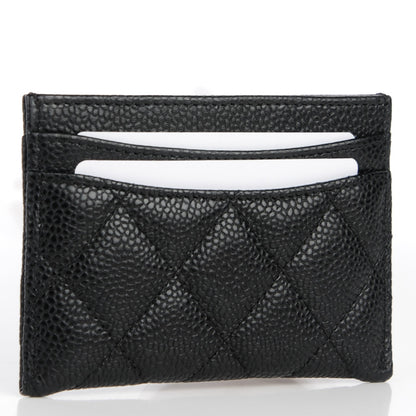 Chanel Caviar Quilted Card Holder Black 3 of 8