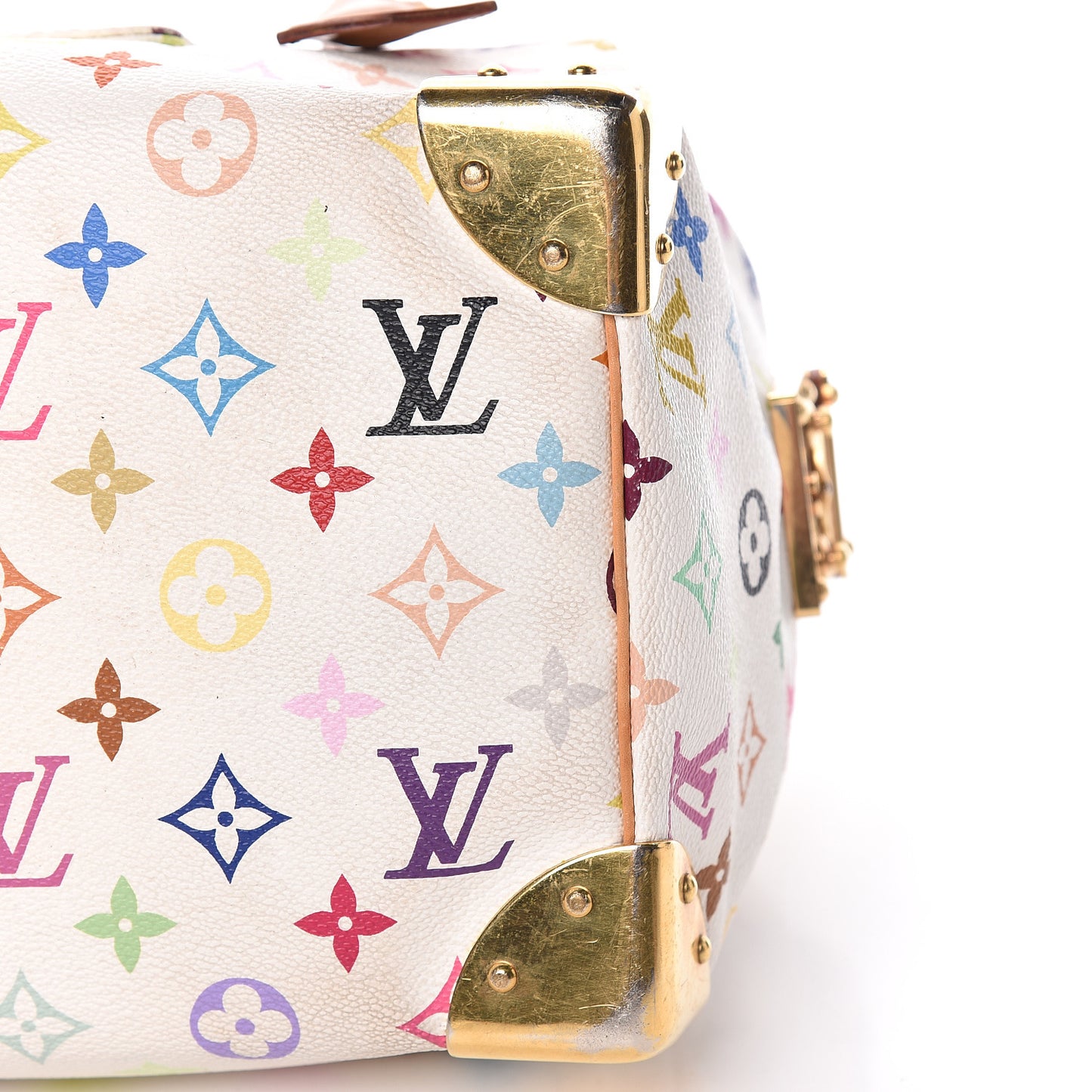 Monogram Multicolor Speedy 30 White