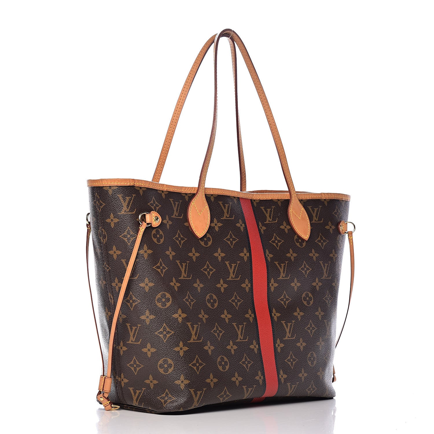 Louis Vuitton Monogram My LV Heritage Neverfull MM Rouge Black 3 of 12