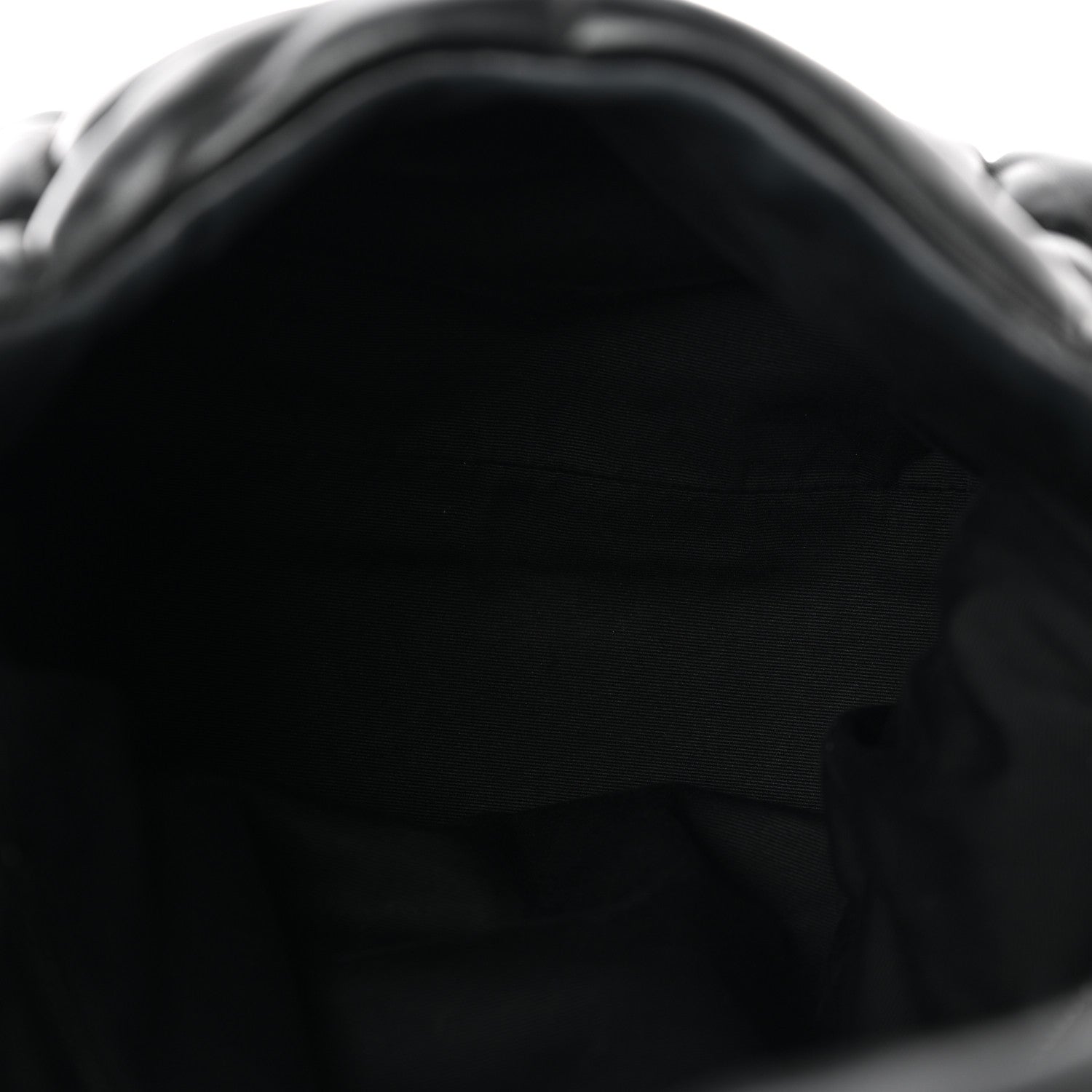 Saint Laurent Lambskin Quilted Monogram Monochrome Small Loulou Puffer Chain Satchel Black 5 of 10