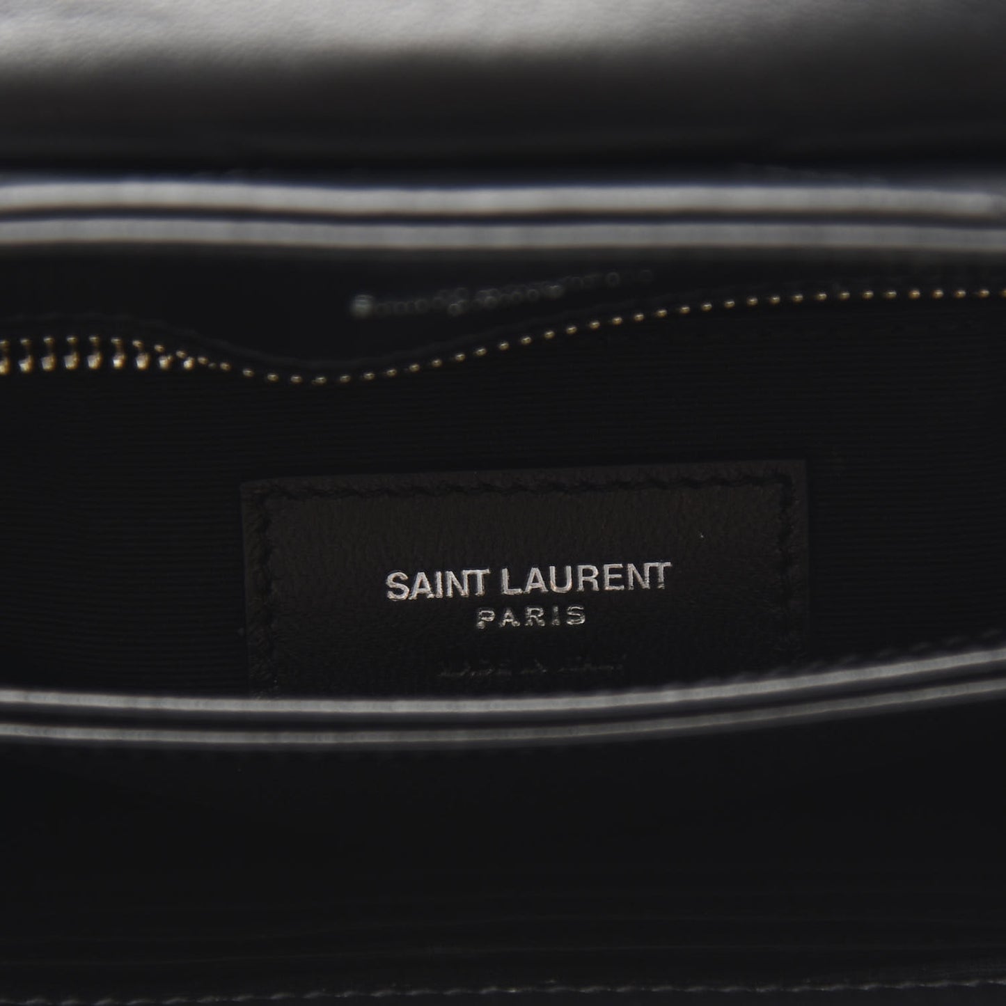 Calfskin Y Quilted Monogram Toy Loulou Crossbody Bag Black