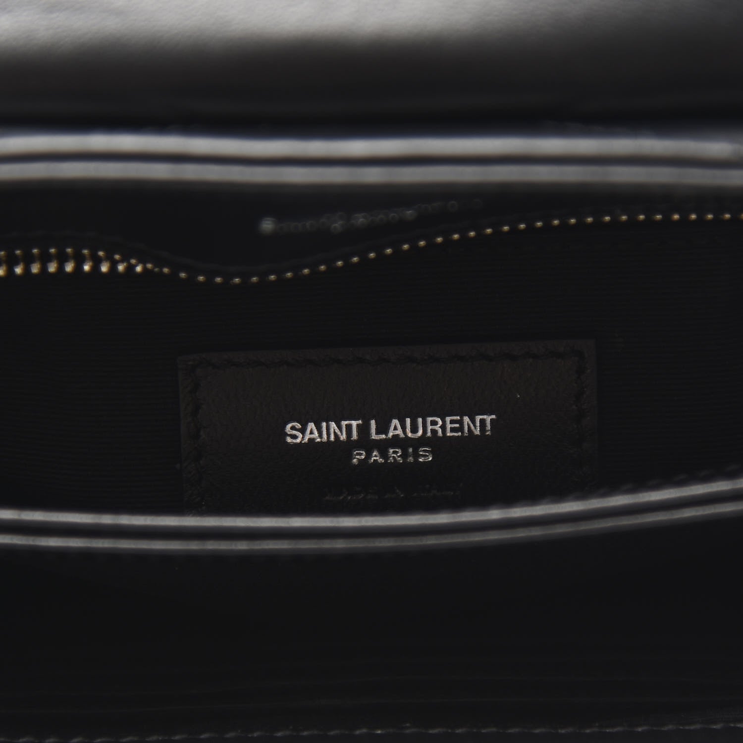 Saint Laurent Calfskin Y Quilted Monogram Toy Loulou Crossbody Bag Black 6 of 11
