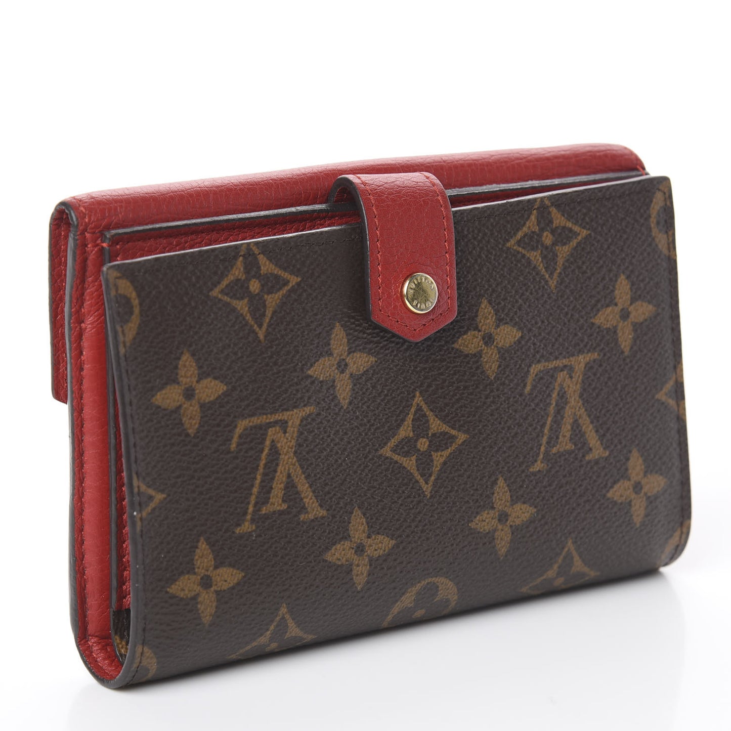 Monogram Pallas Compact Wallet Cherry