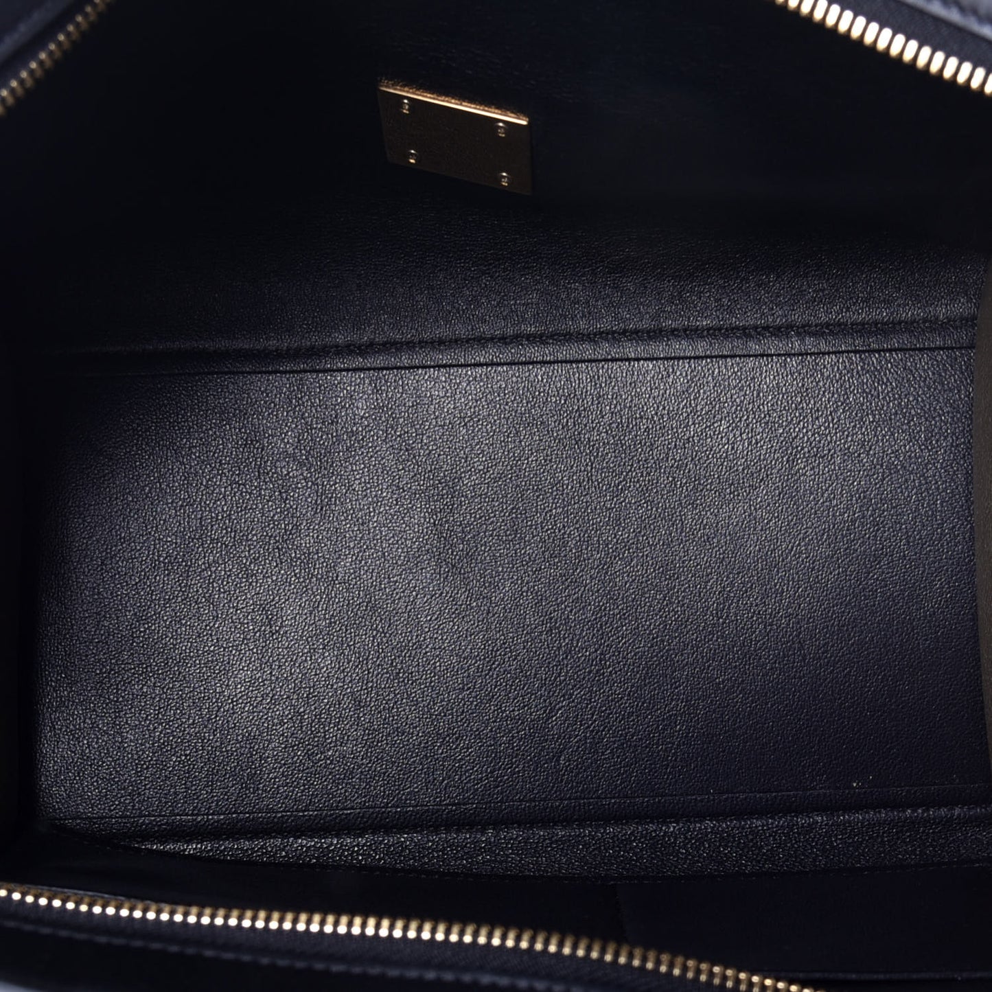 Smooth Calfskin Suede Small Tri-Color Cream Black Brown