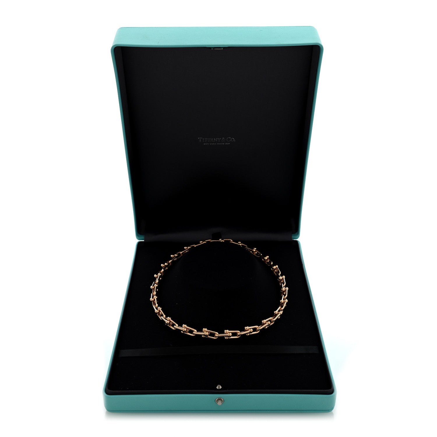 Tiffany 18K Rose Gold Medium HardWear Link Necklace 5 of 5