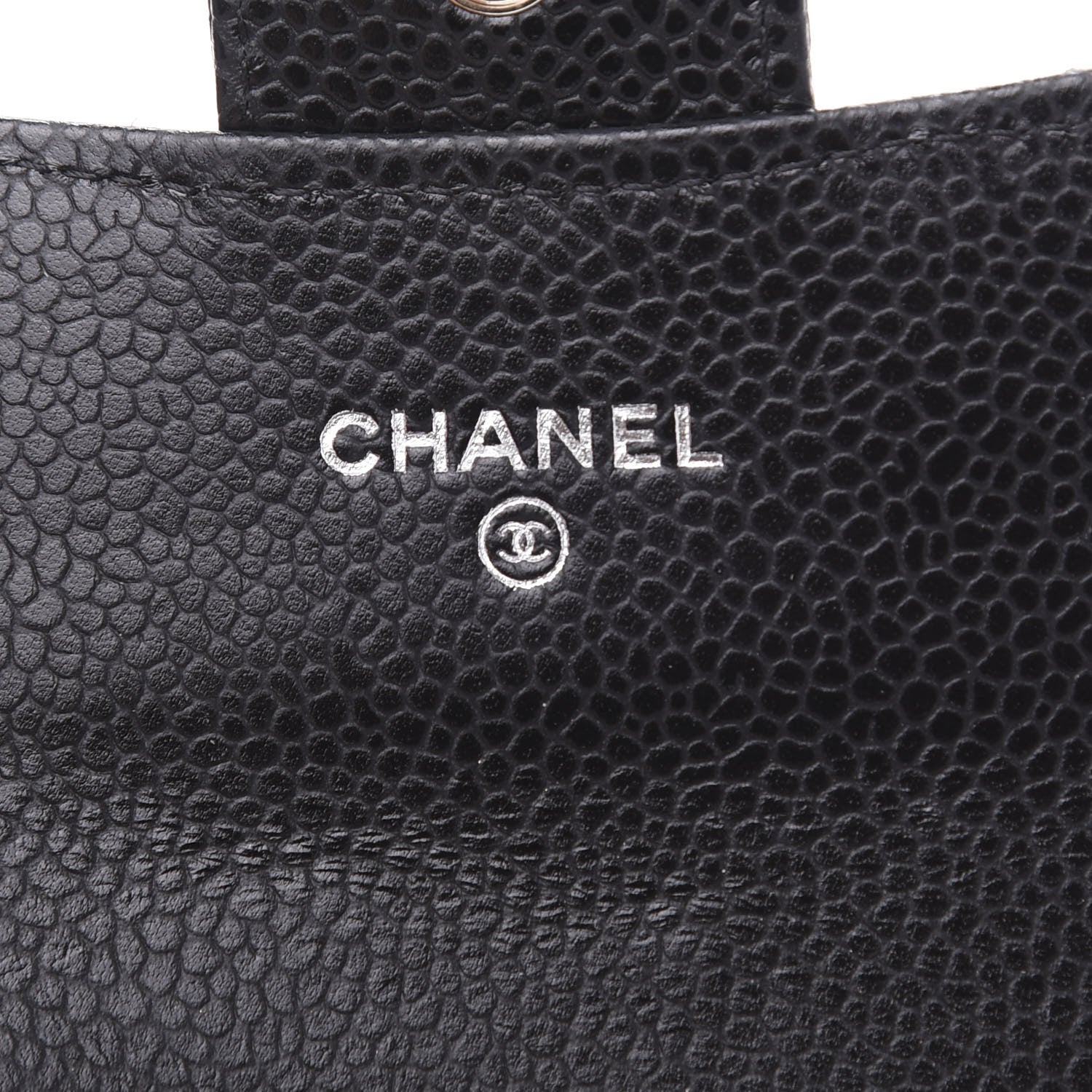 Chanel Caviar Quilted Flap Card Holder Wallet Black 6 of 9