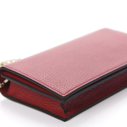 Gucci Dollar Calfskin Medium Betty Chain Wallet Tabasco 6 of 11