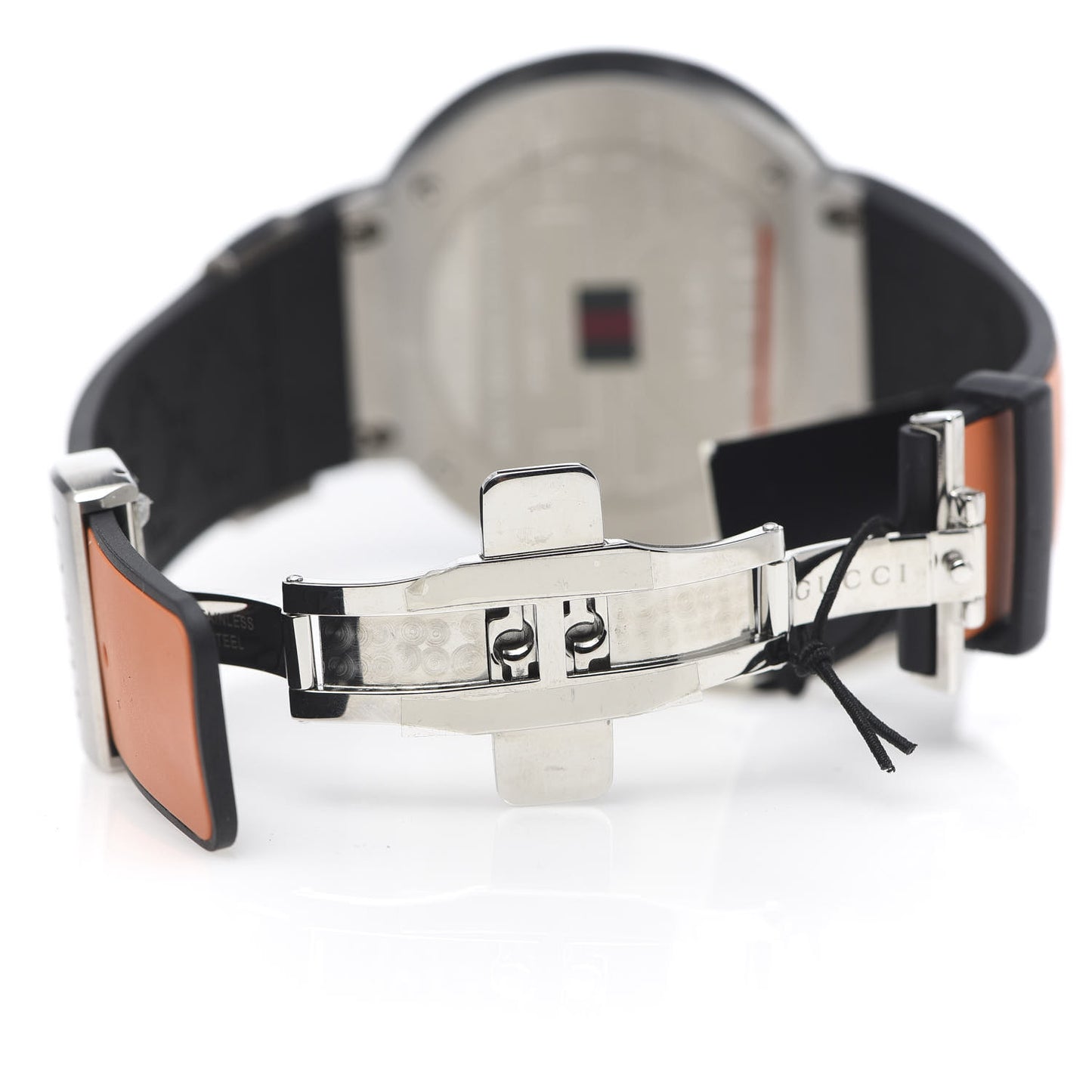 Stainless Steel Rubber 49mm Digital I-Gucci Sport Watch Black