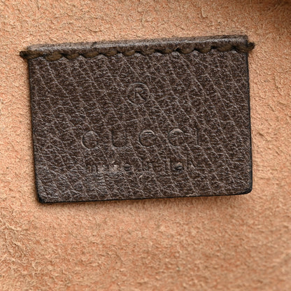 Gucci GG Supreme Monogram Web Mini Ophidia Round Shoulder Bag Brown 5 of 13