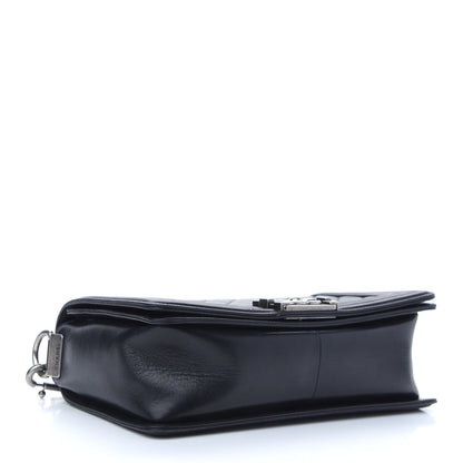 Chanel Lambskin Stingray Quilted Medium Boy Flap Black 3 of 8
