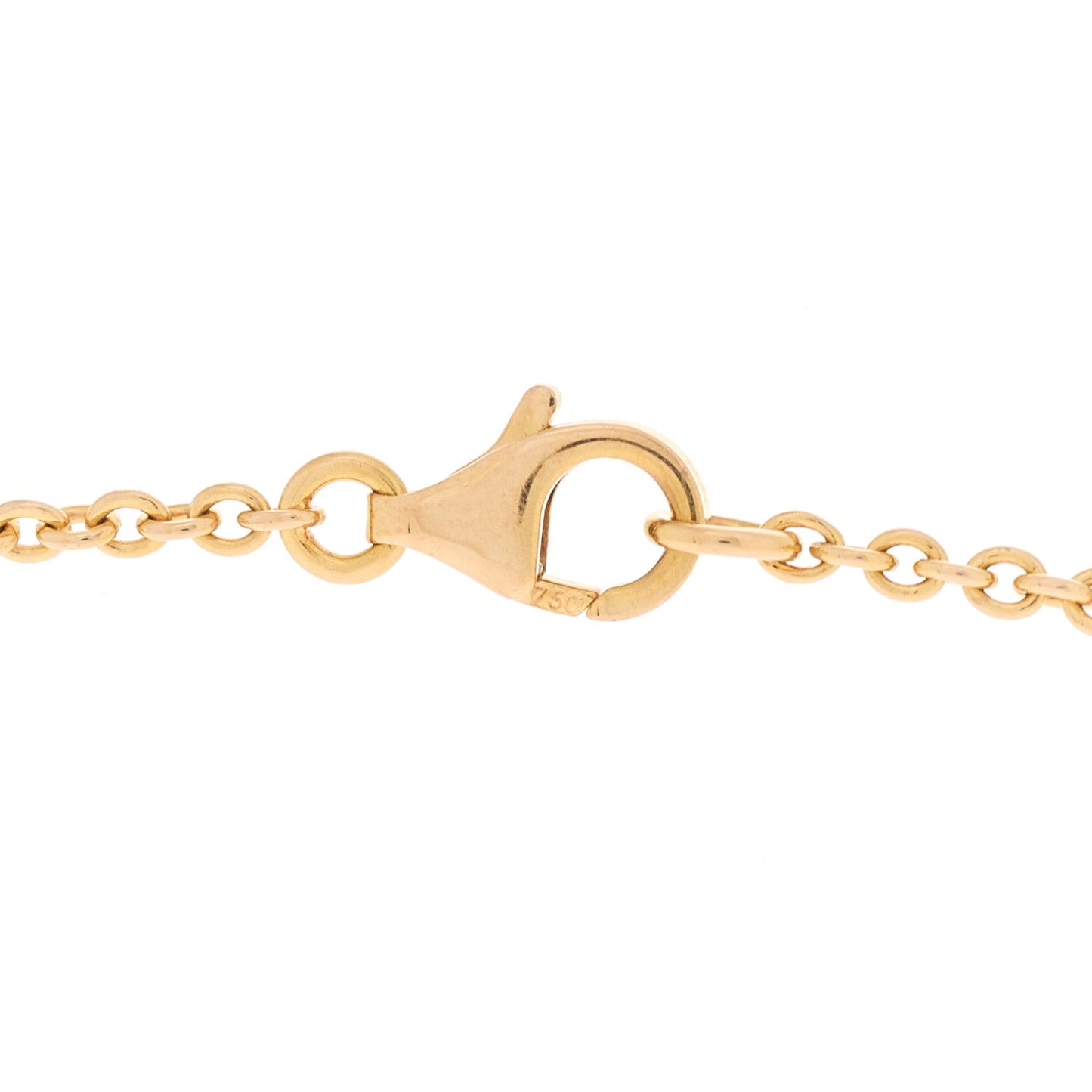 18K Pink Gold Interlocking LOVE Necklace