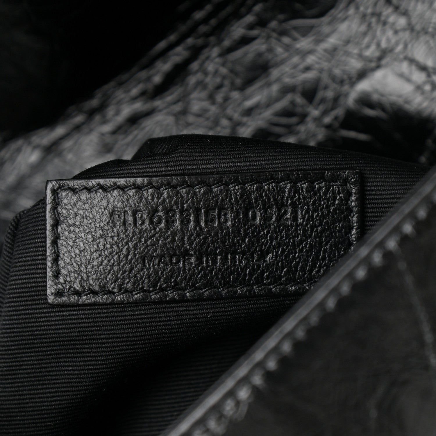 Saint Laurent Crinkled Calfskin Matelasse Monogram Medium Niki Chain Satchel Black 8 of 11