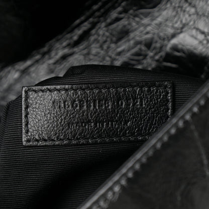 Saint Laurent Crinkled Calfskin Matelasse Monogram Medium Niki Chain Satchel Black 8 of 11