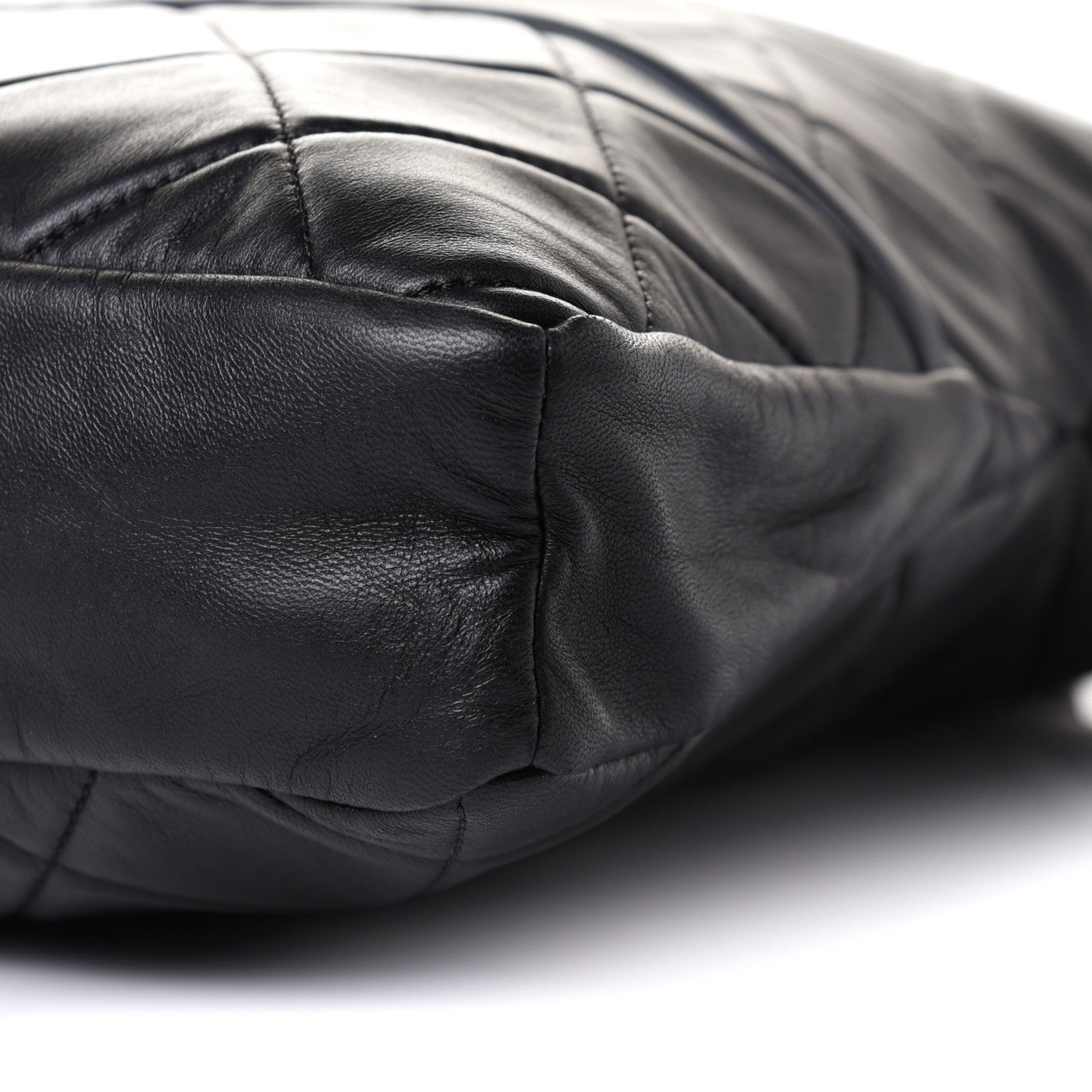 Chanel Lambskin Quilted Large Girl Bag Black 18 of 18