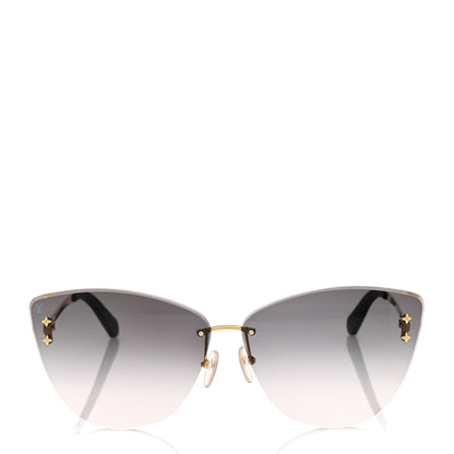 Louis Vuitton Les Parapluies De Cherbourg Sunglasses Z1394U Black Gold 2 of 8