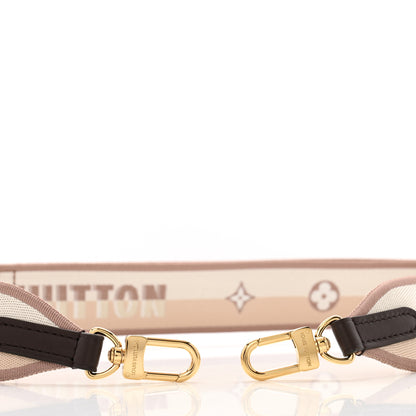 Louis Vuitton Jacquard Speedy Bandouliere 20 Shoulder Strap Beige Brown 3 of 3